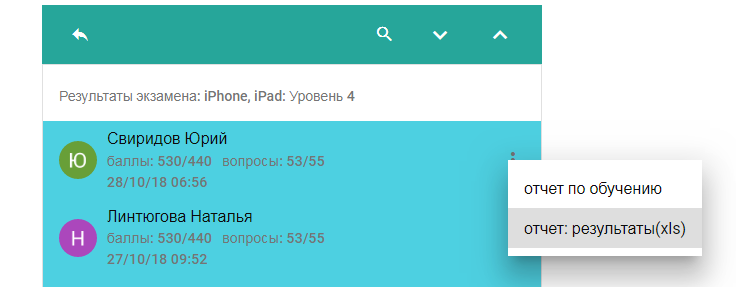 Отчет по обучению