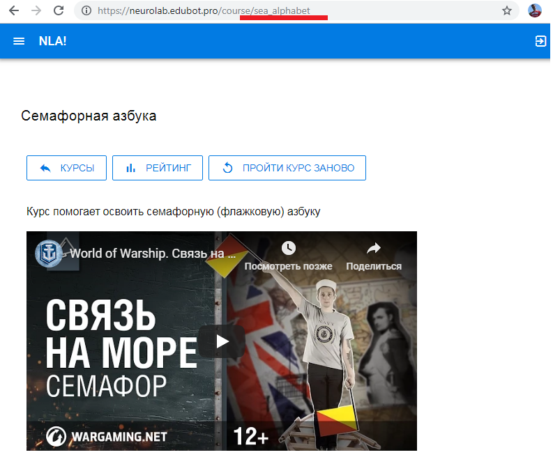 Отчет по обучению